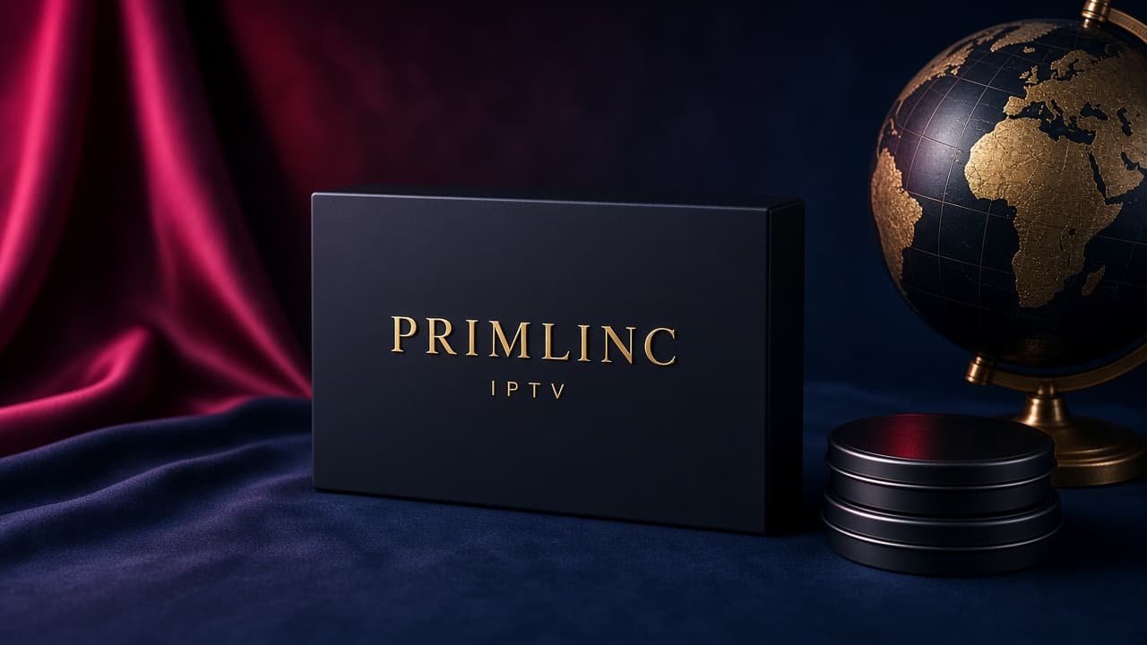 Primlinc box beside a globe